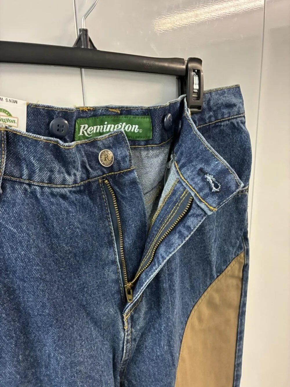 Remington‎ Blue Jeans Rugged Brush Duck Canvas 2 Layer Hunting Pant Men's 34X32
